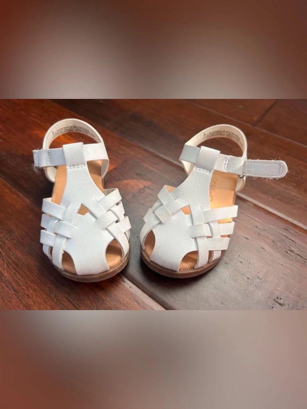 Cat & Jack White Woven Fisherman Sandals for Kids